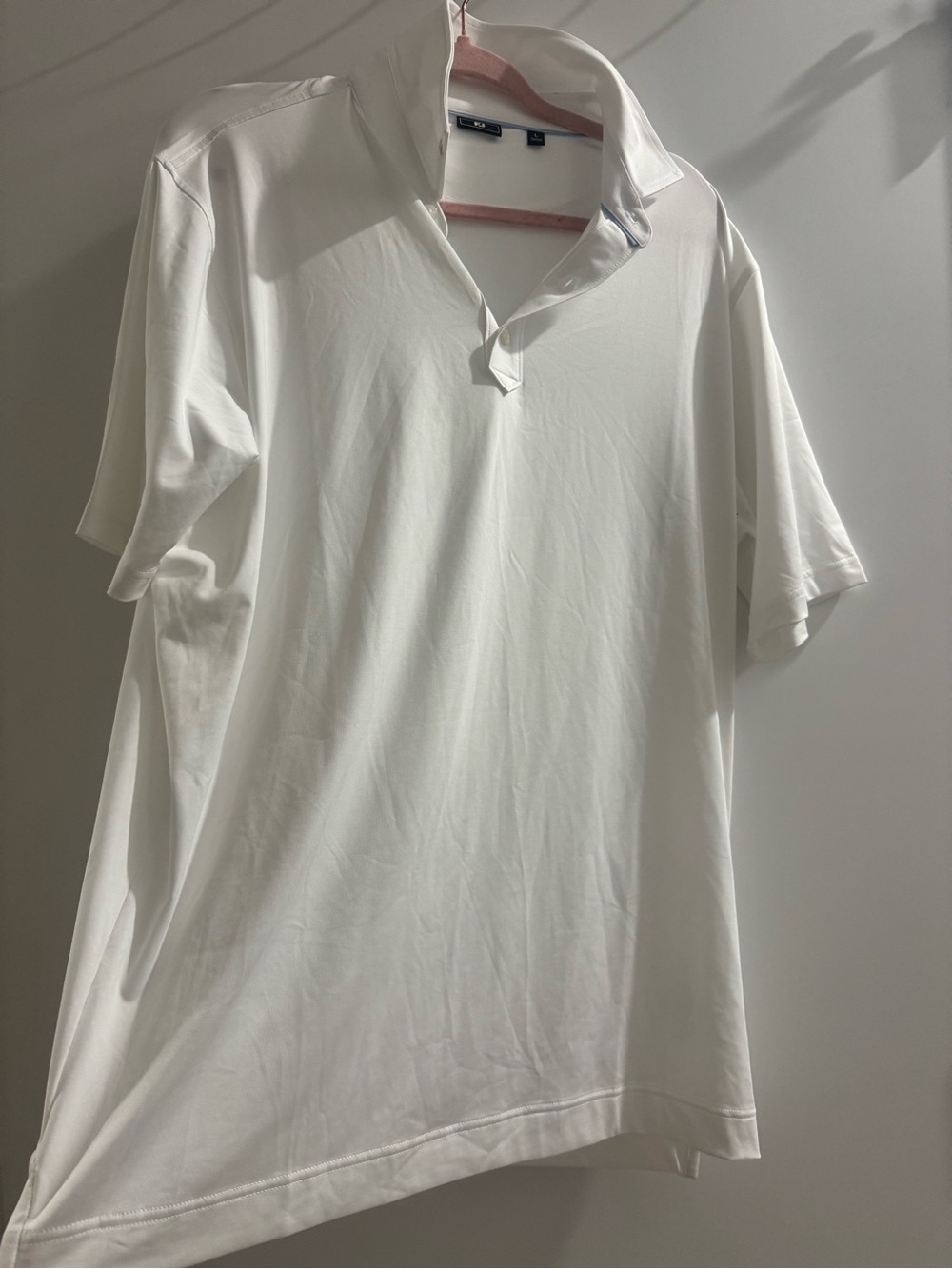 Men's White Polo Shirt - Classic Short Sleeve